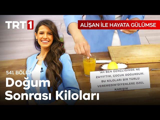 Doğum Sonrası Kilolarına Karşı Özel Karışım Tarifini, Diyetisyen Hatice Nur Ege Anlatıyor #TRT1