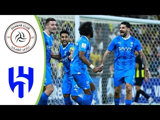 Al Shabab Club vs Al Hilal Saudi - Extended Highlights & All Goals 2024 HD