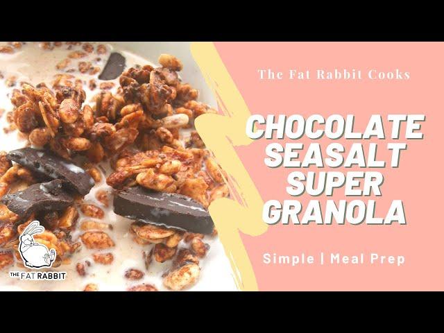 Chocolate Sea Salt Super Granola recipe!