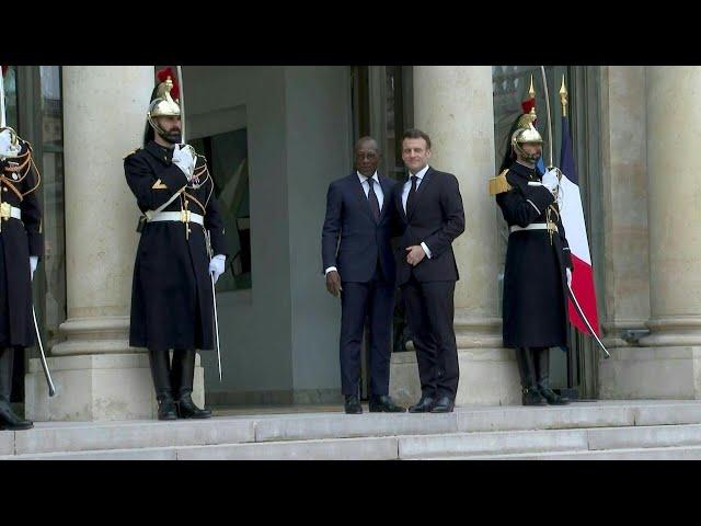 Emmanuel Macron reçoit le président du Bénin Patrice Talon | AFP Images