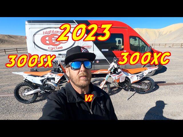 300sx vs 300xc | 2023 KTM 300SX First Ride | Game Changer | Slavens | Highland Cycles