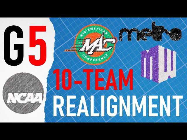 Realigning the NCAA - 10 (or 11) Team Non-Power Conferences