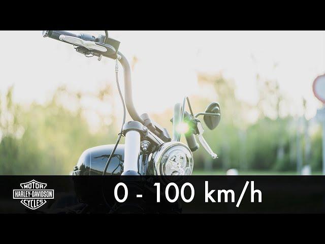 0-100 km/h (0-60 mph) Speed Test Harley Davidson Softail Street Bob 2020