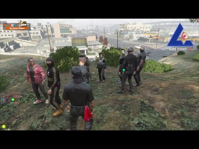 CG Smokes Cops In Front of Hades Gang | GTA RP