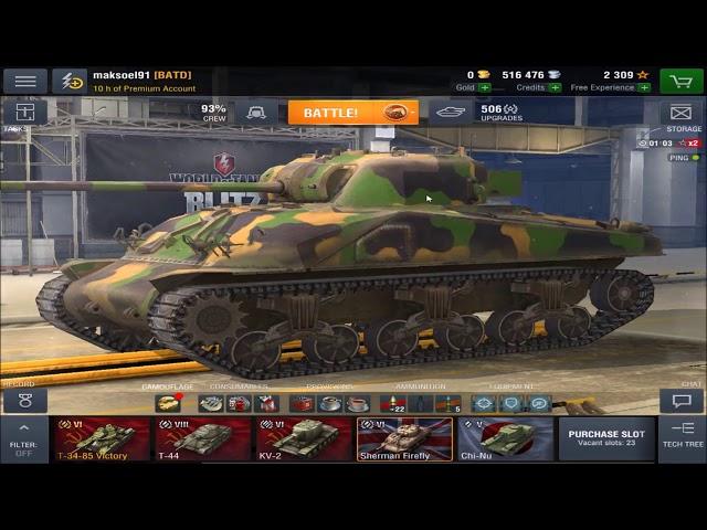 WoT Blitz Sherman Firefly Review