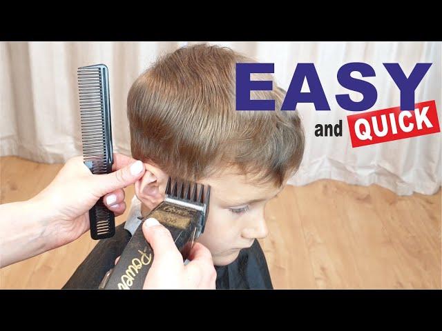 How to cut boys hair for beginners