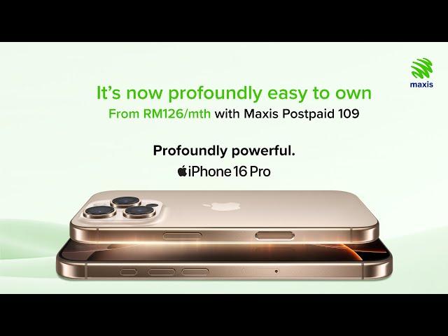 Maxis Postpaid | iPhone 16 Pro