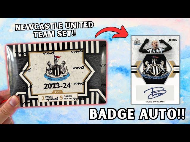 NEW! Daka Newcastle United 2023/24 box opening! HUGE badge auto!