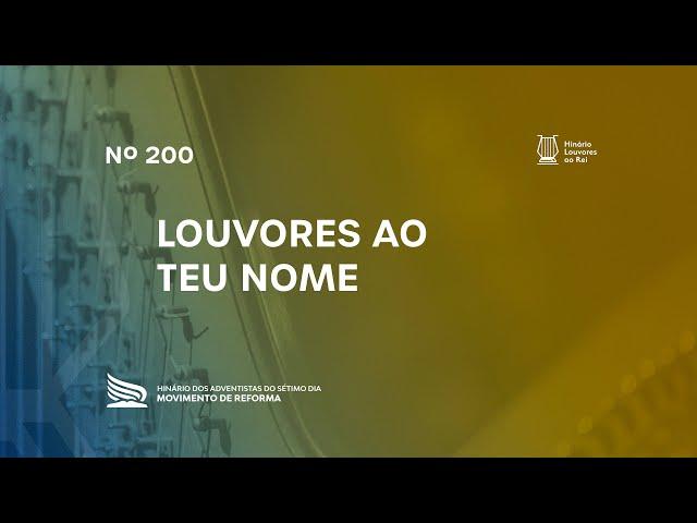 200 Louvores ao Teu Nome | Novo Hinário Louvores ao Rei | Hinário Reformista