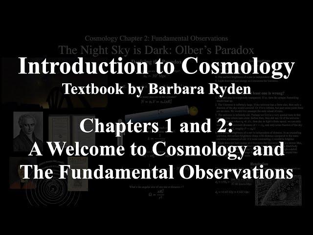 Welcome to Cosmology and its Fundamental Observations