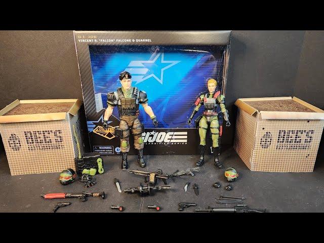 GIJoe Classified Night Force Falcon and Quarrel Exclusive