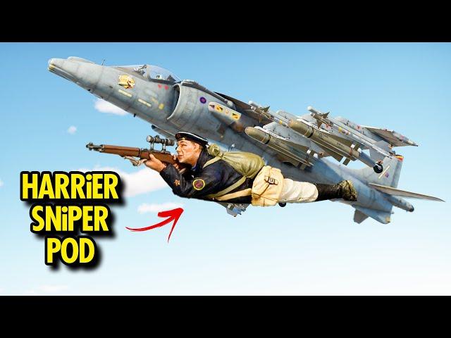 SNIPING TANKS FROM SPACE - Harrier GR.7 in War Thunder