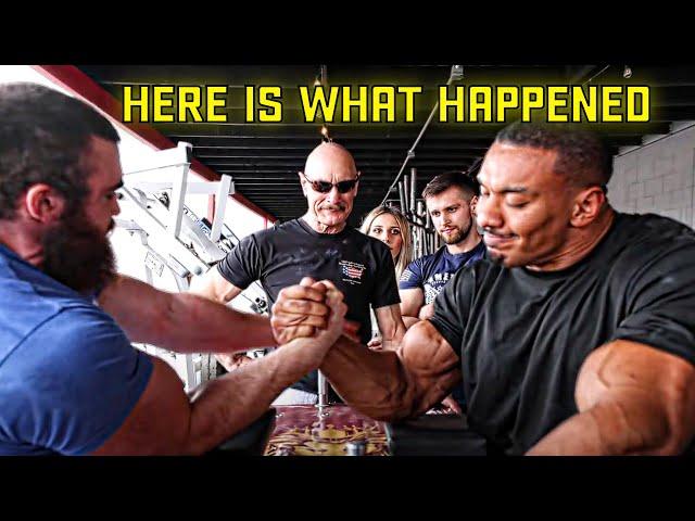 I Armwrestled LARRY WHEELS...