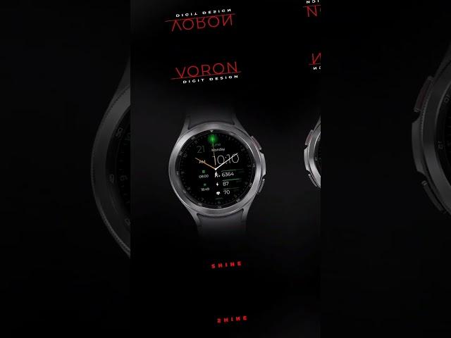 VORON "Shine" Hybrid Watch Face (Download on Google Play)
