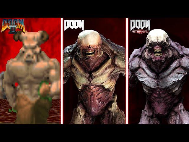 DOOM - All Monsters Comparison - DOOM I-II vs DOOM (2016) vs DOOM Eternal