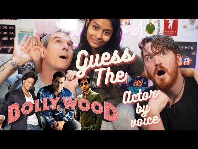 Guess the "Bollywood" actor by their voice!!! REACTION!!