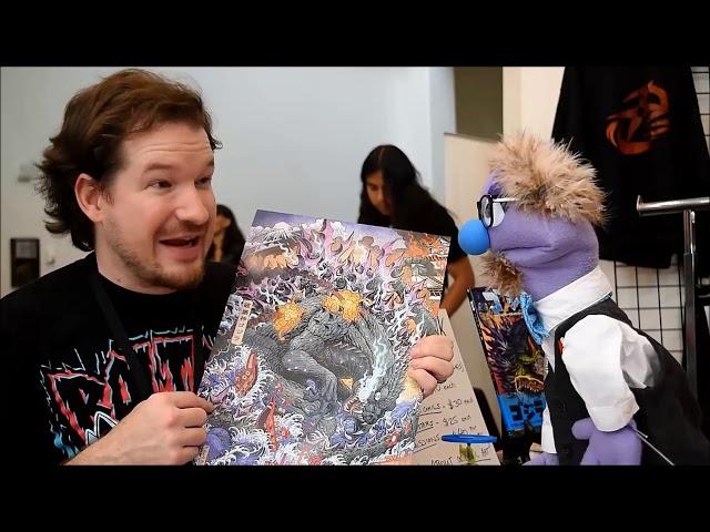 That Time Godzilla Artist, Matt Frank, Talked to a Puppet at Japan World Heroes