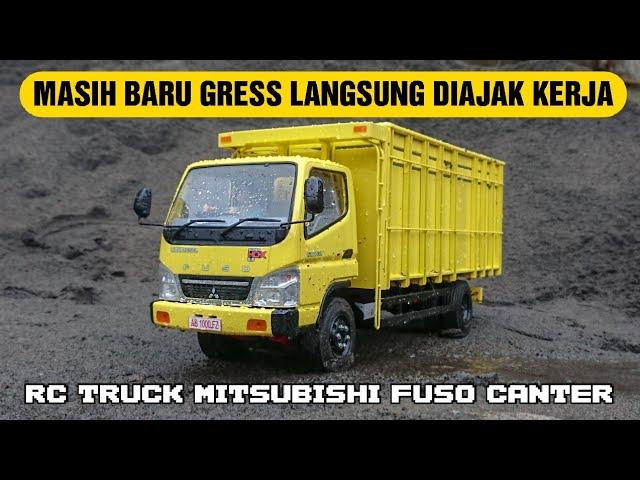 RC TRUCK MITSUBISHI FUSO CANTER.  BARU TURUN DARI DEALER LANGSUNG DIAJAK KERJA 