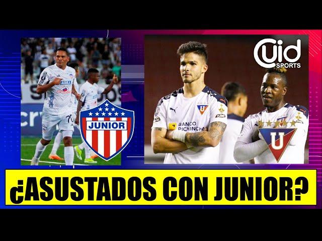 ¡LO ÚLTIMO JUNIOR COPA LIBERTADORES! ¿QUÉ TAL EL CONCEPTO QUE TIENE LIGA DE QUITO SOBRE EL TIBURÓN?