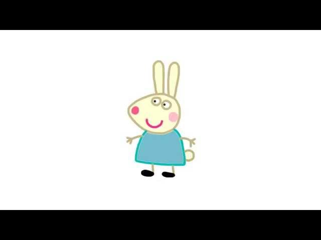 Itsy Artist - How To Draw Rebecca Rabbit From Peppa Pig Episodes In Full