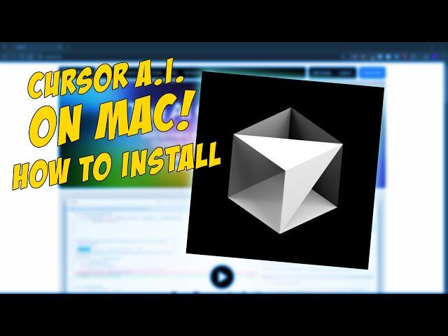 How to Install Cursor AI Code Editor ON MAC!