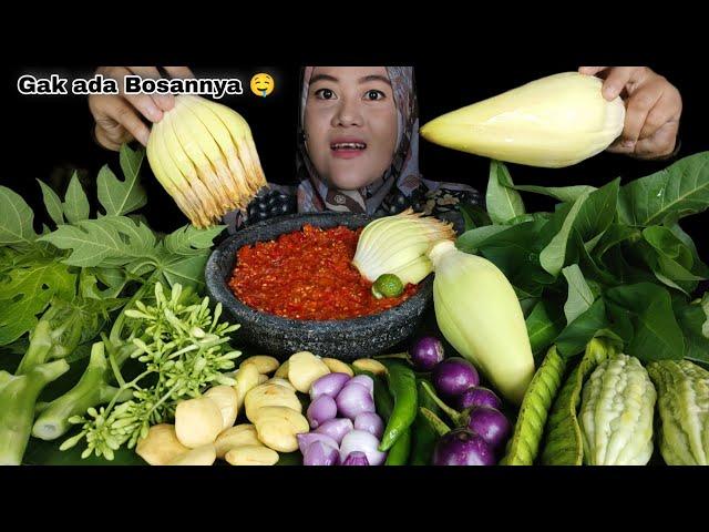 NIKMAT !! LALAPAN MENTAH SAMBAL TERASI - PALING FAVORIT