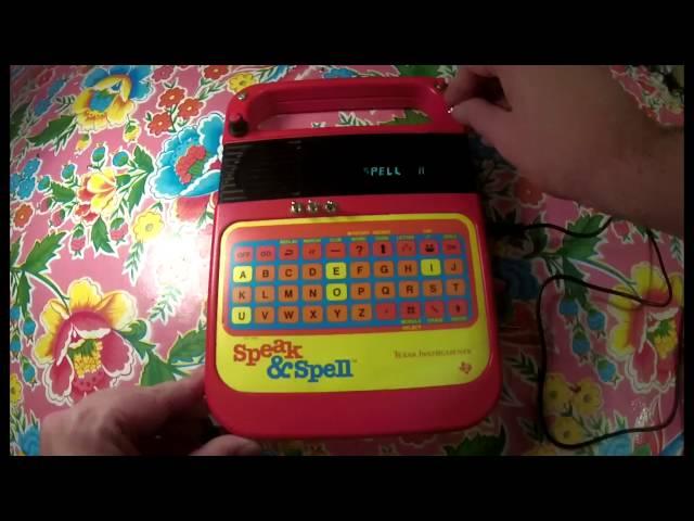 Bendmonger's Circuit-Bent Texas Instruments Speak & Spell Toy (Unit SS04)