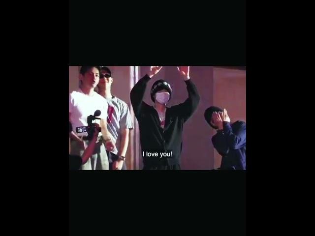 #bts Members On official Camera saying hi, Saranghe