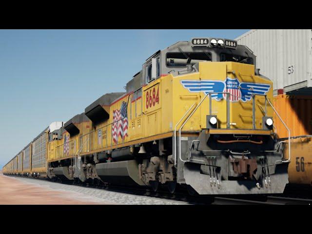Harmosa | Cheyenne (Automotive) | Sherman Hill - SD70ACe - (Union Pacific) Train Sim World 3