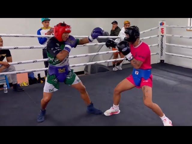 Curmel Moton Vs Lienard Sarcon Sparring