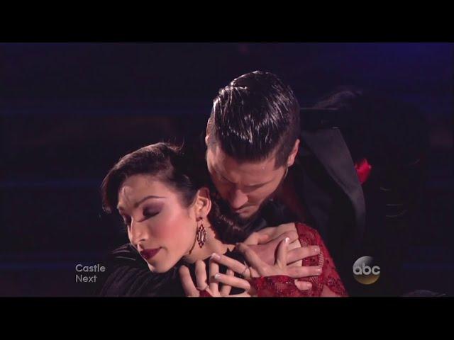 Val Chmerkovskiy & Meryl Davis dancing Argentine Tango on DWTS 4 7 14