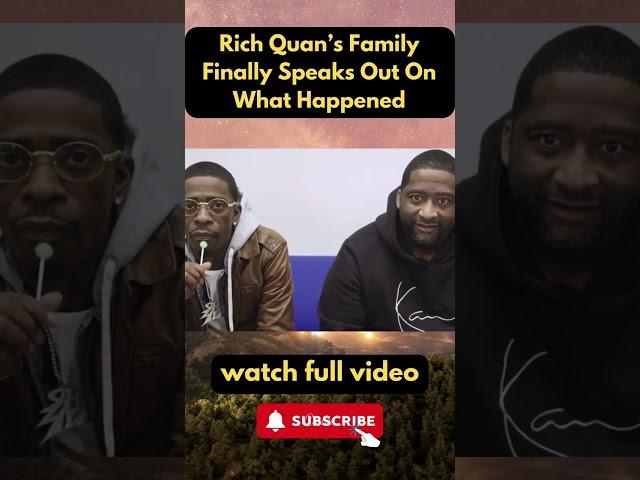 Rich Quan’s Family Finally Speaks Out On What Happened part 1