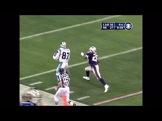 Muhsin Muhammad 85 Yard Touchdown Catch Panthers/Patriots Super Bowl 38