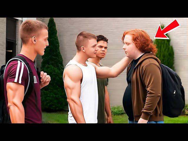 School Thugs Bully This Fat Boy Always, Unaware He’s Trained to Be a Army Man