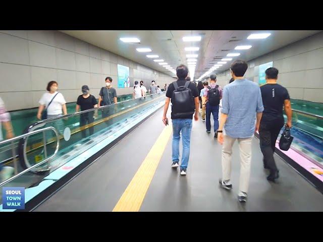 【Fhd】 Walk Seoul Subway - 서울 디지털미디어시티역 걷기 (환승로)| Digital Media City Station [마포구2| Mapogu2] 19(2)-24