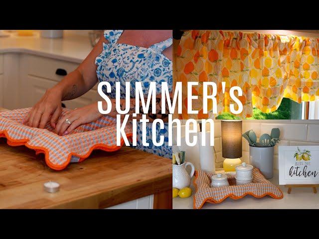 Calming Summer Kitchen Decorate & Garden with Me:) 2024