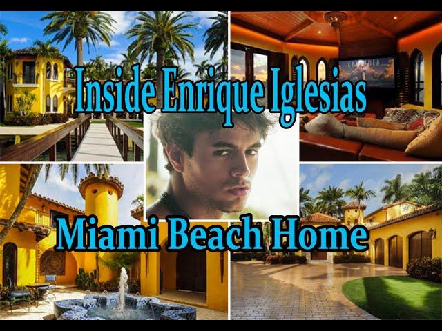 Inside Enrique Iglesias Miami Beach Home.