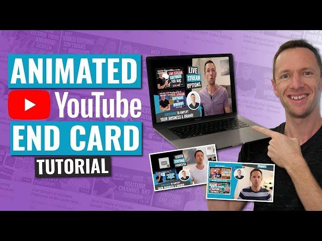 How to Make a YouTube End Card Template (Updated & ANIMATED!)