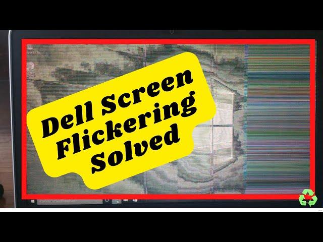 How to solve Dell laptop screen flickering simple method | laptop screen flickering | All laptops |