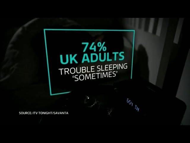 ITV news : If you have sleeping problems your not alone