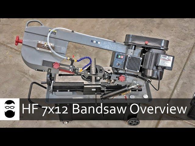 Harbor Freight 7x12 Bandsaw Overview (New Model)