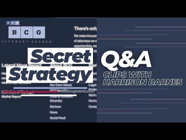 Connecting with BCG Attorney Search: Optimal Steps for Attorneys #legalcareers #BCGattorneysearch