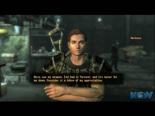 Fallout 3: The Replicated Man - Revealing Harkness (Positive Karma) | WikiGameGuides