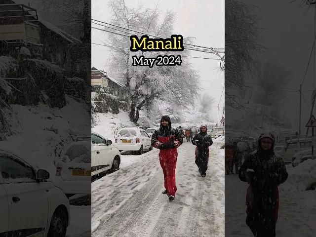 manali today | manali in may 2024 | manali snowfall today | manali current situation | solang valley