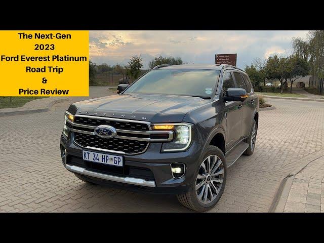 2023 Ford Everest Platinum Price Review & Road Trip | Cost Of Ownership | Features | Practicality