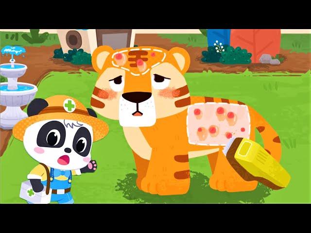 Baby Panda Rescue Animals | Clean Up, Learn About Animals | BabyBus Gameplay Video