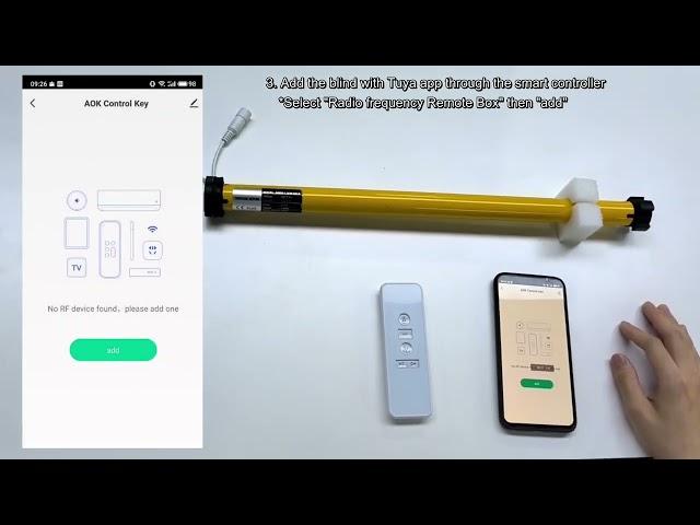 How to Connect Astomi Smart Blinds with AM250 with Tuya app