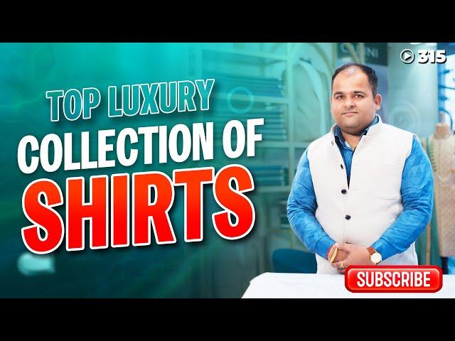 Premium & Luxury Shirting Fabrics For Men | Best Quality Fabrics Collection 2024