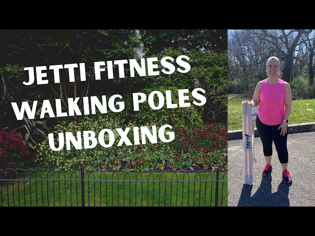 Unboxing of Jetti  Fit fitness walking poles