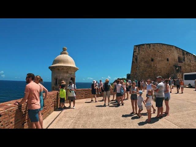 WALKING TOUR OLD SAN JUAN PUERTO RICO  | Travel Guide | [4k] Binaural Audio